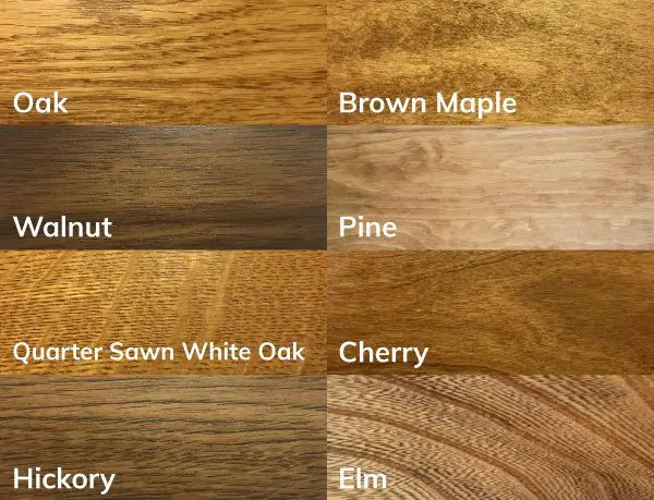 hardwood types